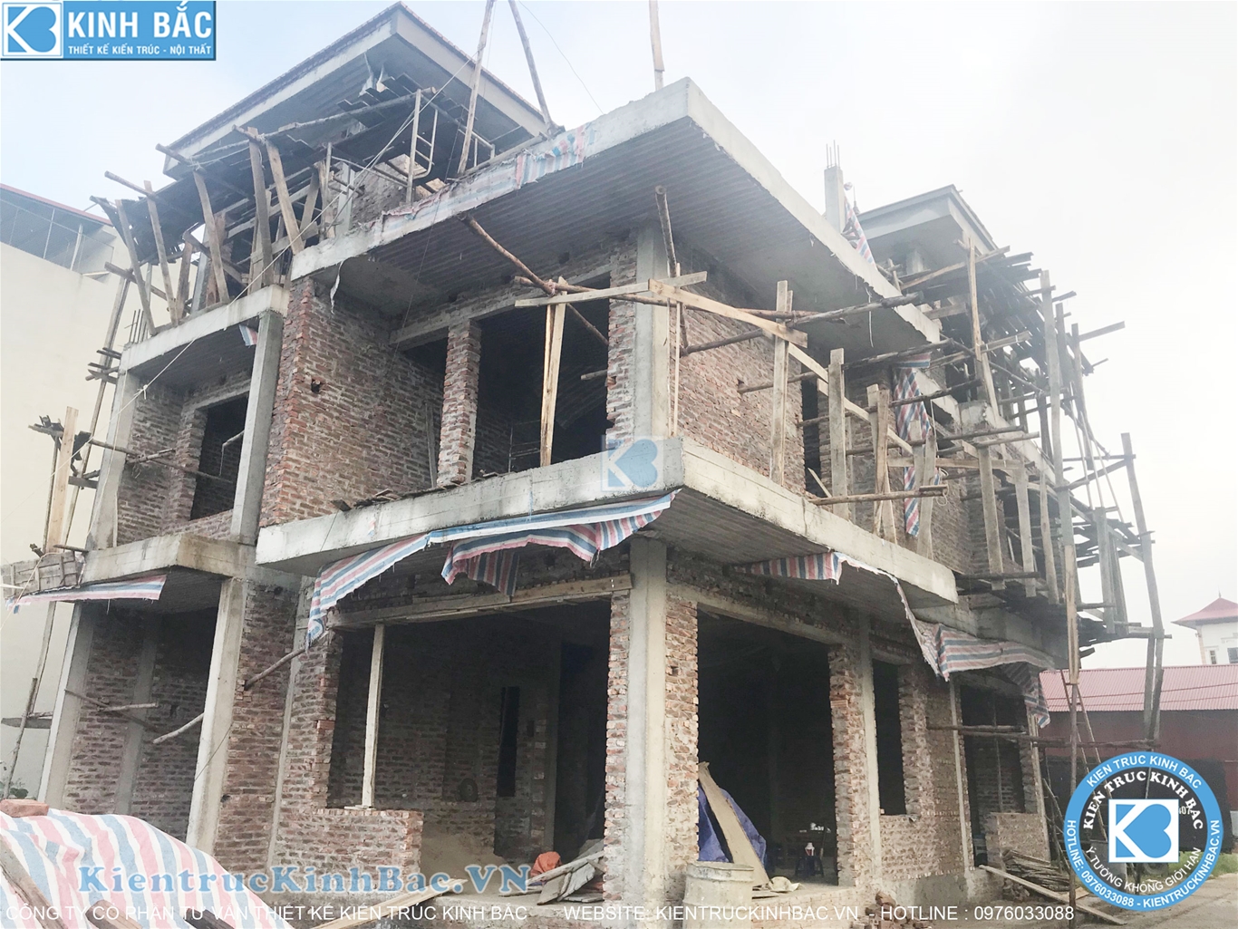 Thi công biệt thự 3 tầng tại Hoài Đức, Hà Nội Thi công biệt thự 3 tầng tại Hoài Đức, Hà Nội